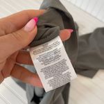 BCBGeneration Women’s Green Gray Lace Up Front Wide Leg Jumpsuit Size L Photo 9