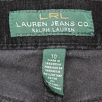 Ralph Lauren Lauren  Black Corduroy Jeans Women Size 8/10 Photo 2