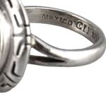 Vintage Native American sterling silver Carnelian ring size 7 . Red Photo 2