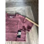 Alphalete NEW  Woman’s  ELMTS Short SLEEVE Crop Size Medium, Mauve Photo 8