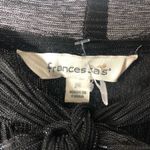 Francesca's Francesca’s Black Shimmer Ruffle Dress Photo 8