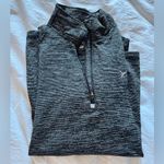 Old Navy Like new: black & white striped women’s long sleeve quarter zip Photo 6