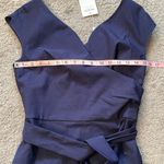 MUXXN Navy Blue Short Sleeve V Photo 13