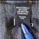 Rafaella Vintage Grey Wool Zipper Front Sheath Dress Size 10 Sleeveless Formal Photo 7