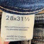 BKE Blue Cotton Whisker Slim Fit Low Rise Straight Leg Jeans Size 28x31 1/2 Photo 9