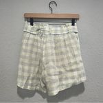 Heartloom Gabriella Linen Short in Plaid Small New Photo 4