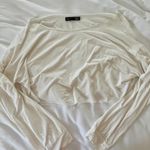 SheIn off shoulder white shirt Photo 1