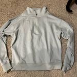 Earth Yoga Sustainable Organic Clothing Mint Athletic Quarter Zip size XL Green Photo 0