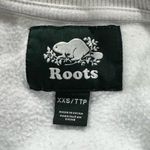 Roots  Canada Athletics White Green Pullover Crewneck Sweatshirt Women’s XXS Photo 1
