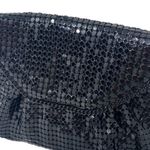 Vintage Black Metal Mesh Shoulder Bag Clutch Crossbody Purse with Chain Strap Photo 3