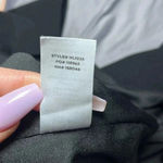 Lulus Made With Love Size 4 Little Black Dress Short Sleeve Knee Length Wrap Photo 5