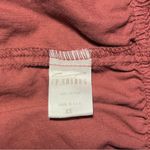 Free People CP Shades Burgundy Lightweight Corduroy Peplum Top, Size XS Photo 6