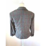 Liz Sport  Vintage 90's Dark Academia Plaid Wool Blazer Size 6P Photo 1