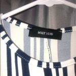 Mini Blue and White Striped dress Small Photo 3