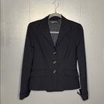 Lafayette 148  Navy 3 Button‎ Blazer Size 4 Photo 1