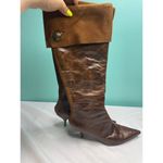 Nine West Vintage Leather riding boots with Unique Embellishment Photo 3