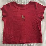 Brandy Melville Red Tee Photo 0