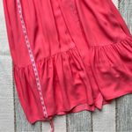 Kobi Halperin Elaine Flamingo Short Flutter Sleeve Wrap Midi Dress Women’s XL Pink Photo 5