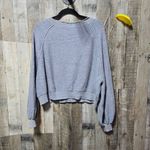 Free People  Found My Friend Grey Sweatshirt Photo 2