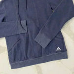 Adidas  High Neck Long Sleeve Pullover Hoodie Sweatshirt Womens Medium ZipPockets Photo 1