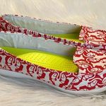 Crocs  Slip on Canvas Type Shoes Lobster Novelty Print Woman’s Size 10 Fun Summer Photo 0