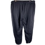 Caslon Black 100% Linen Cropped Pants Size XL Lagenlook Photo 2