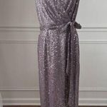 Chetta B Be by Lavendar Mauve Halter Style Formal Dress Gown Sequin 10 Photo 0