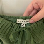 Moon River  Women's Green Puff Sleeve Midi Dress Photo 3