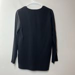 Stella McCartney  NWT Black Arlesa Quarter Zip Blouse‎ Size 38 Photo 7