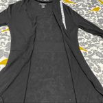 White House | Black Market  Black Flowy Cardigan EUC Size S Photo 3