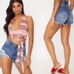 Forever 21 Prettylittlethings &  Y2K Pepsi Bodysuit & Distressed Denim Shorts 24 Photo 3