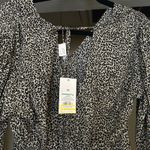 A New Day  Leopard Print Dress Long Sleeve Mini Casual SMALL‎ Photo 3
