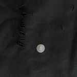 Kendall + Kylie Kendalll + Kylie Black Oversized Distressed Sweatshirt Photo 3