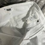 Paige  • White Jeans • Jacqueline Straight • Size 24 Photo 5