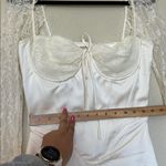 House Of CB  S D-DD‎ 'Perdi' Vintage Ivory Satin Maxi Dress NWOT Photo 6