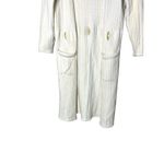 Vintage Cream Chunky Knit Long Duster Cardigan Size undefined Photo 2