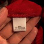 St. John  Red Flutter Sleeve Boatneck Dress Size 6 Photo 6