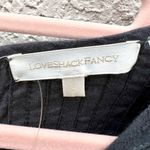 Love Shack Fancy  Santorini black cotton mini dress large Photo 4