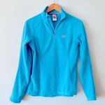 The North Face Polartec Classic Turquoise Blue Fleece Pullover Jacket Size Small Photo 0