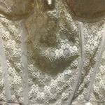 Lulus Womens Romantic Darling Lace Puff Sleeve Corset Top For Women Cream Size L Size L Photo 4