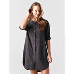 James Perse  Utility Shirt Dress in Carbon size 0 XS Photo 5
