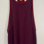 Free People Maroon and red knit tank top Photo 0