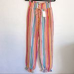 Tularosa Rainbow Stripe Quinn Pants Size XS NWT Photo 1