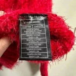 Jack by BB Dakota Eyelash Kisses Cable Knit Sweater | Cherry Red | Size S Photo 3