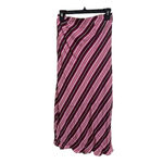 Leith  Burgundy Fudge Scarf Midi Skirt Pink‎ Brown Size Small NWT $55 Photo 6