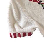 Quacker Factory Quaker Factory Costal Grandma America Patriotic Cardigan Sweater M Stars Flags Photo 4