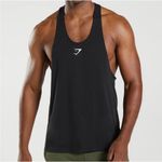Gymshark lon Stinger Yank Top in Black Size XXL Photo 0
