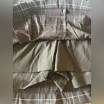 Nike Skirt Women’s Size 12 Brown Checkered DryFit Skort Day-to-Night Photo 6