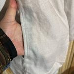 J.Jill Open Front Beige Long Linen Neutral Tailored Vest Size Large Photo 4