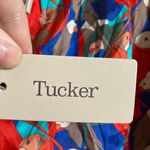 Tucker New Multicolor Parrot Deco Silk Blend Shorts #MBG Red Size M Photo 3